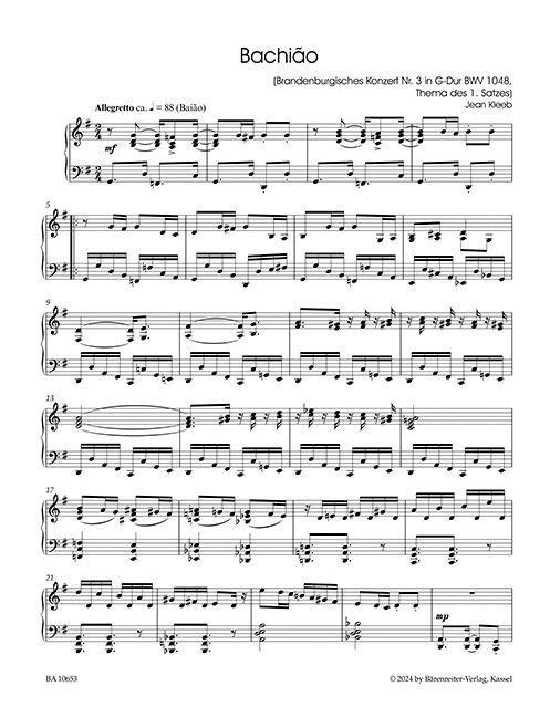 Bild: 9790006577606 | Bach goes World -14 Popular Arrangements for Piano solo- | Jean Kleeb