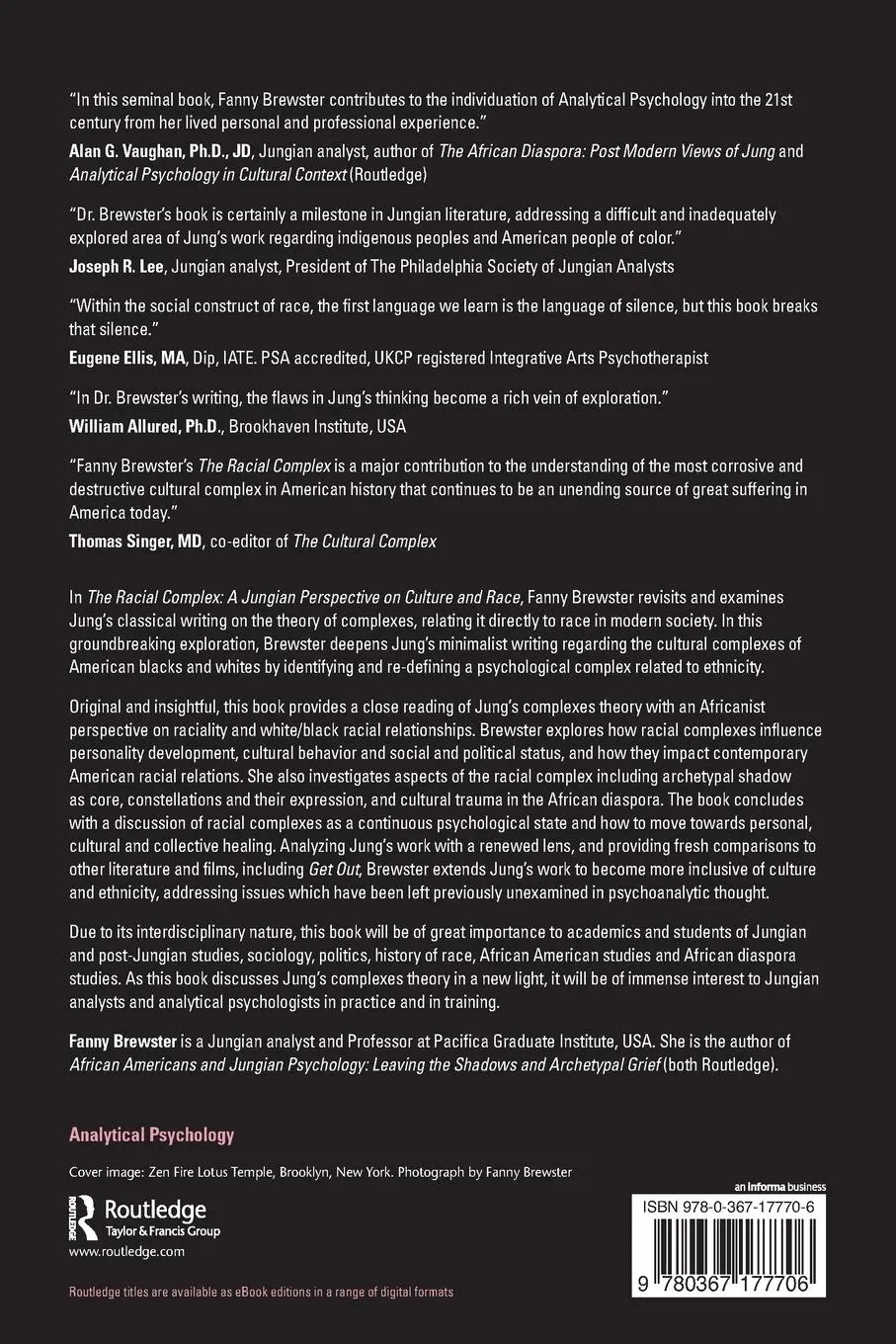 Rückseite: 9780367177706 | The Racial Complex | A Jungian Perspective on Culture and Race | Buch