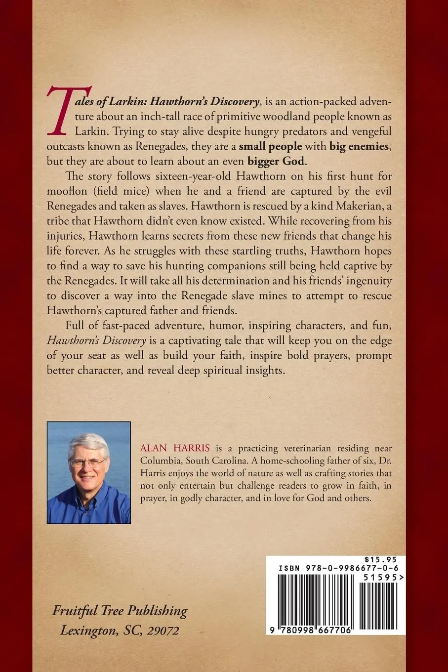Rückseite: 9780998667706 | Tales of Larkin | Hawthorn's Discovery | Alan W Harris | Taschenbuch