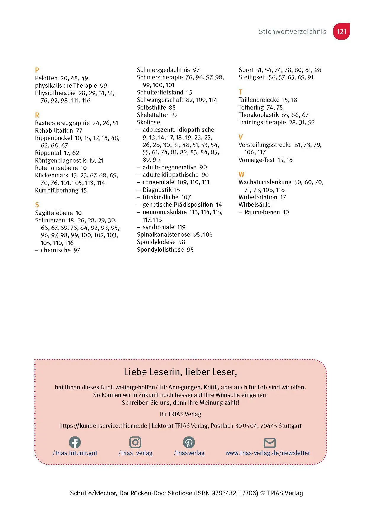 Bild: 9783432117706 | Der Rücken-Doc: Skoliose | Tobias L. Schulte (u. a.) | Taschenbuch