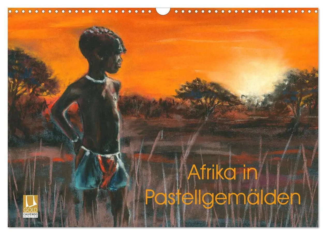 Cover: 9783457967706 | Afrika in Pastellgemälden (Wandkalender 2026 DIN A3 quer), CALVENDO...