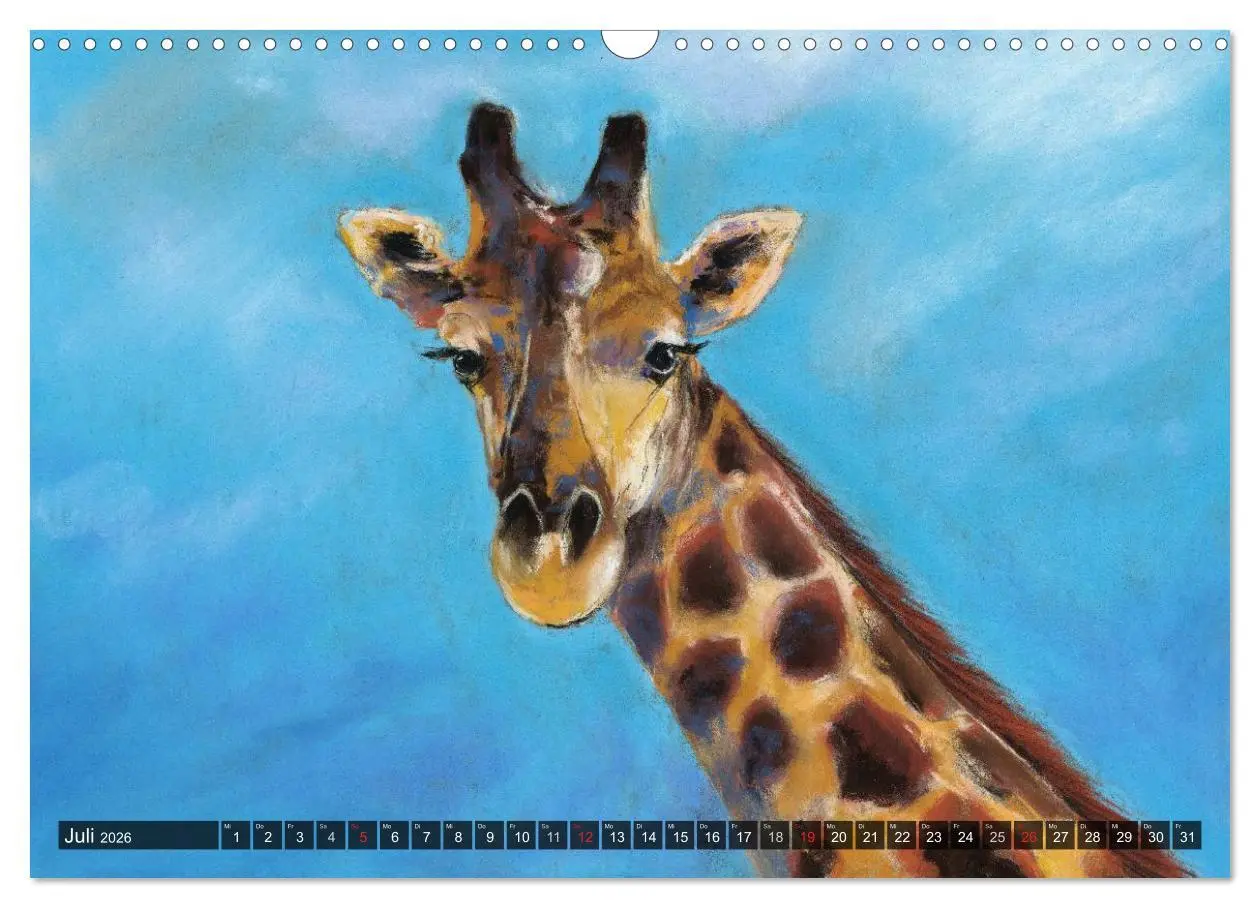 Bild: 9783457967706 | Afrika in Pastellgemälden (Wandkalender 2026 DIN A3 quer), CALVENDO...