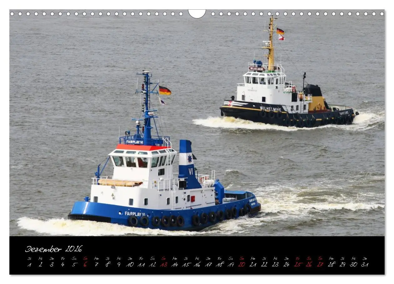 Bild: 9783516127706 | Schiffe - Unterwegs in Norddeutschland (Wandkalender 2026 DIN A3...