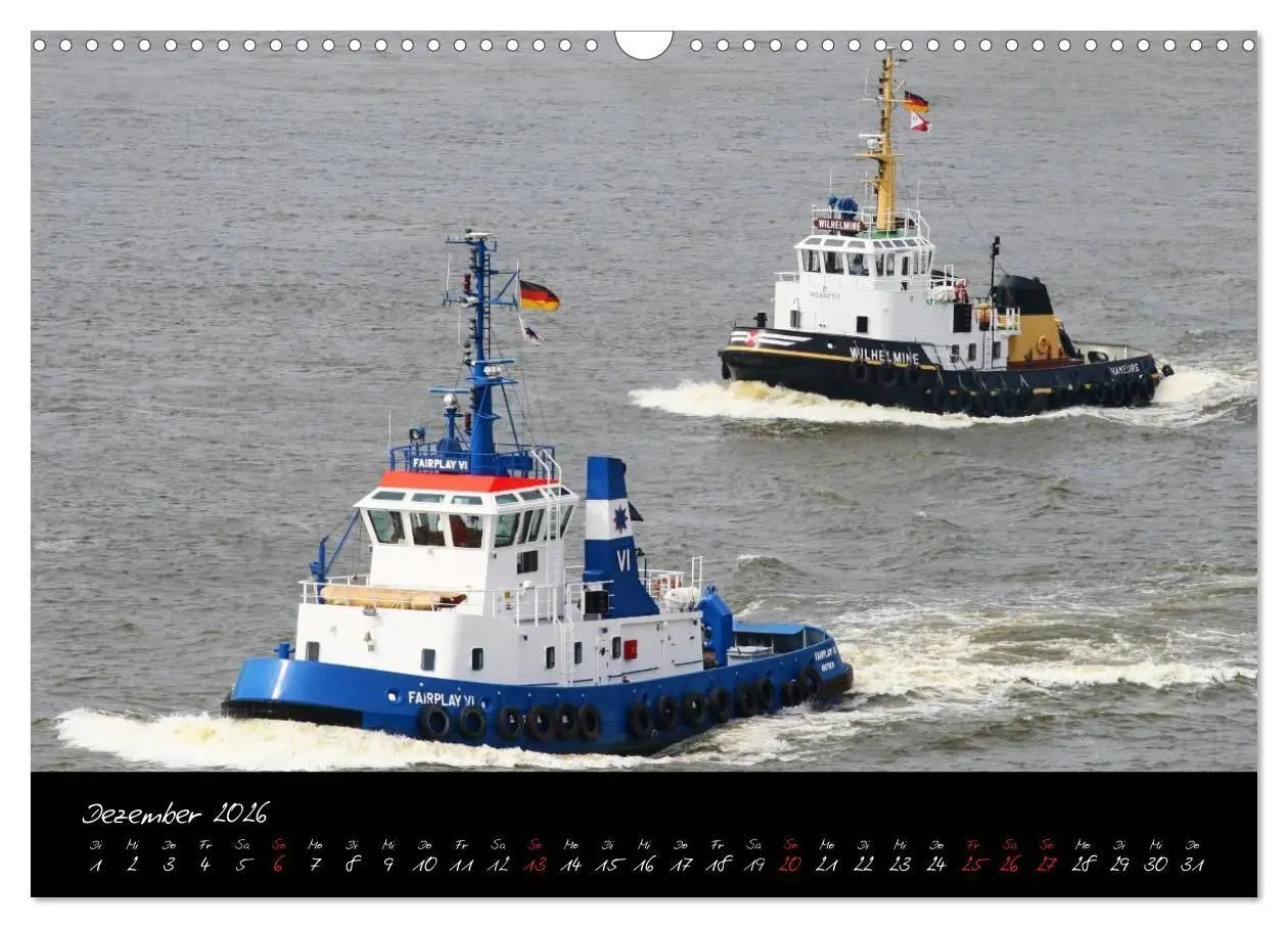 Bild: 9783516127706 | Schiffe - Unterwegs in Norddeutschland (Wandkalender 2026 DIN A3...