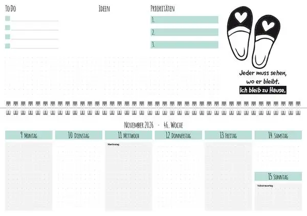 Bild: 9783731887706 | Tischquerkalender Visual Words 2026 | Verlag Korsch | Kalender | 2026