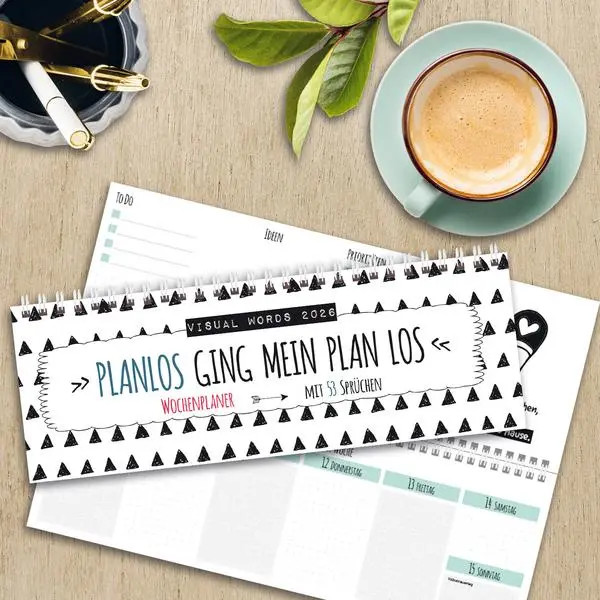 Bild: 9783731887706 | Tischquerkalender Visual Words 2026 | Verlag Korsch | Kalender | 2026
