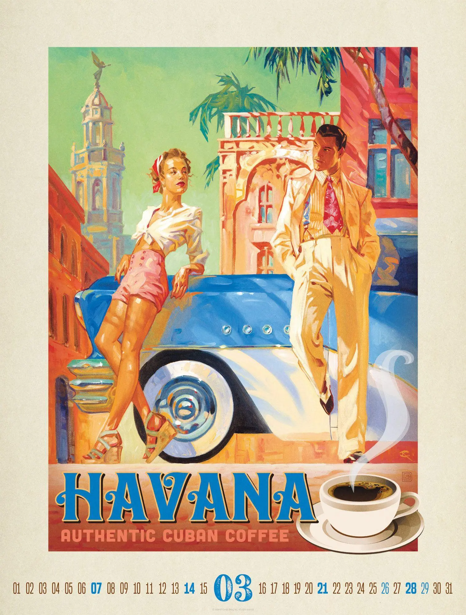 Bild: 9783838427706 | Coffee Time Kaffee-Plakate-Kalender 2027 | Ackermann Kunstverlag GmbH