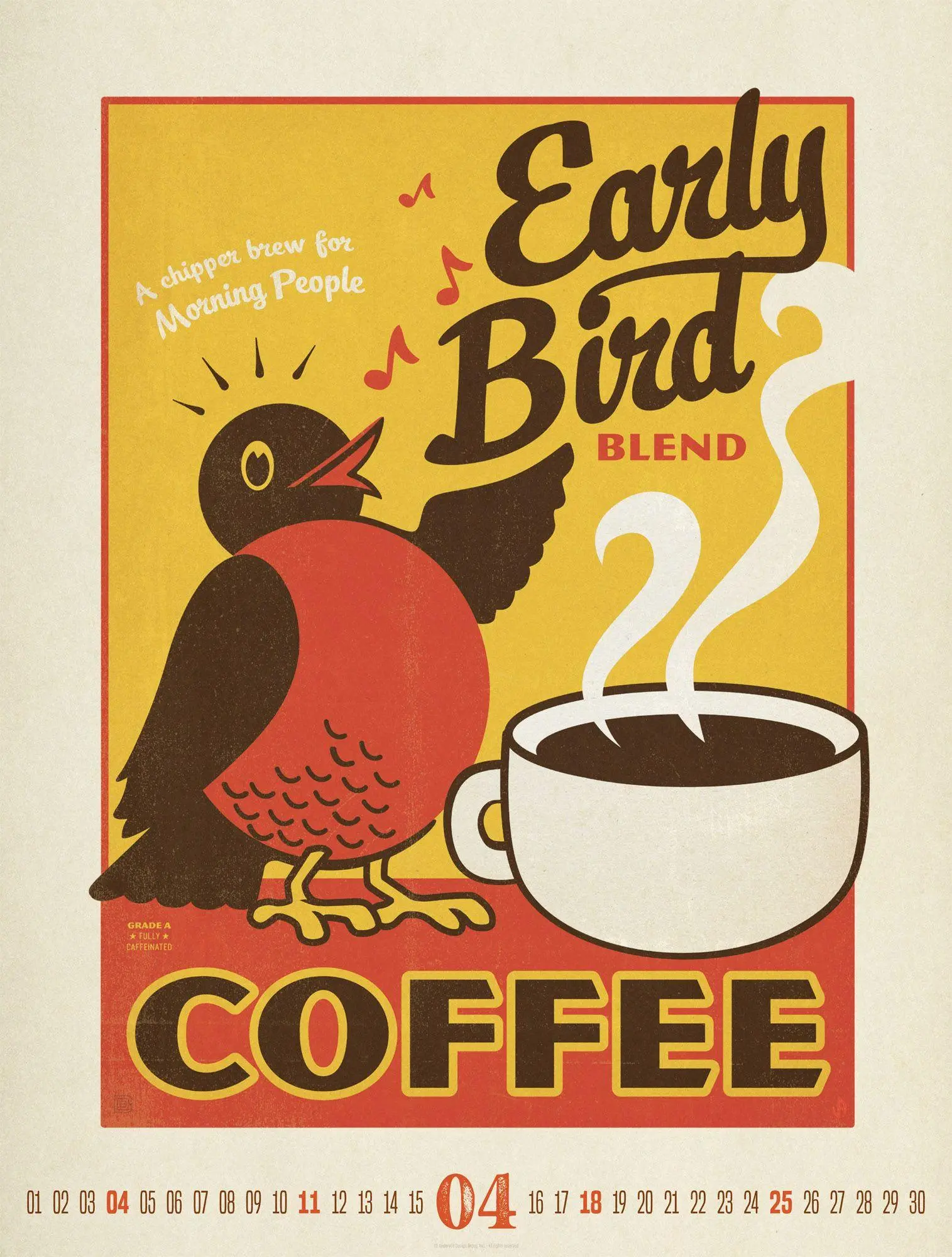 Bild: 9783838427706 | Coffee Time Kaffee-Plakate-Kalender 2027 | Ackermann Kunstverlag GmbH