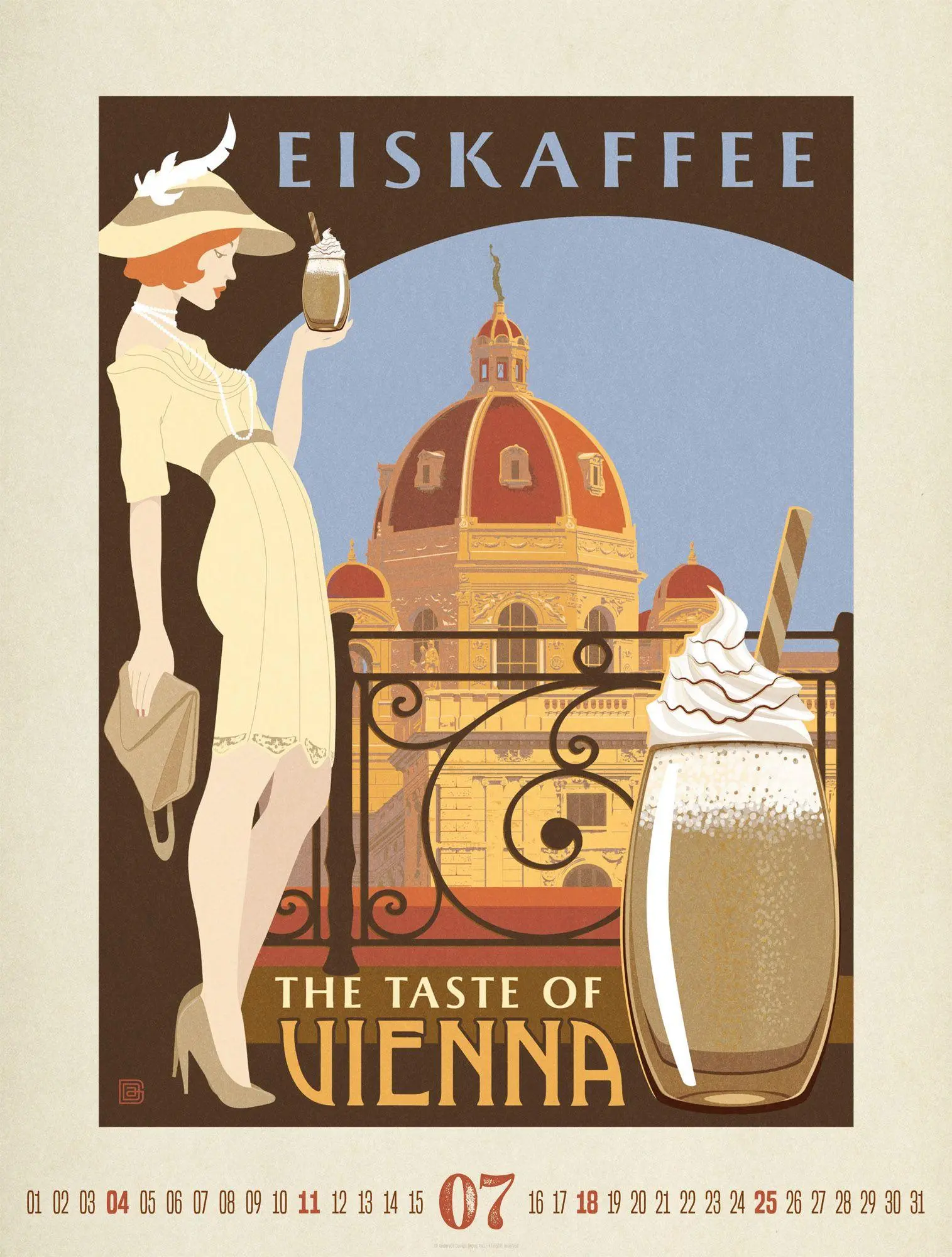 Bild: 9783838427706 | Coffee Time Kaffee-Plakate-Kalender 2027 | Ackermann Kunstverlag GmbH