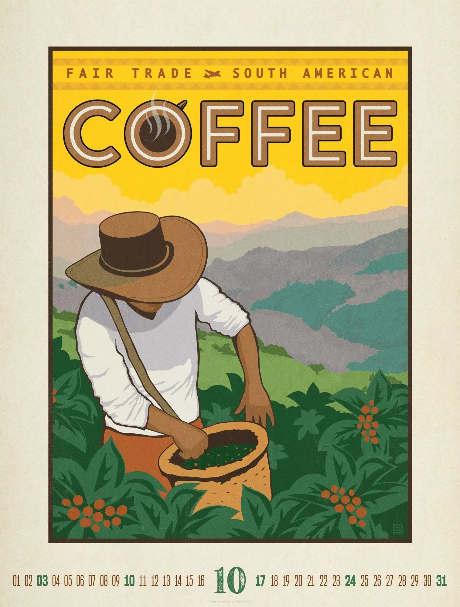 Bild: 9783838427706 | Coffee Time Kaffee-Plakate-Kalender 2027 | Ackermann Kunstverlag GmbH