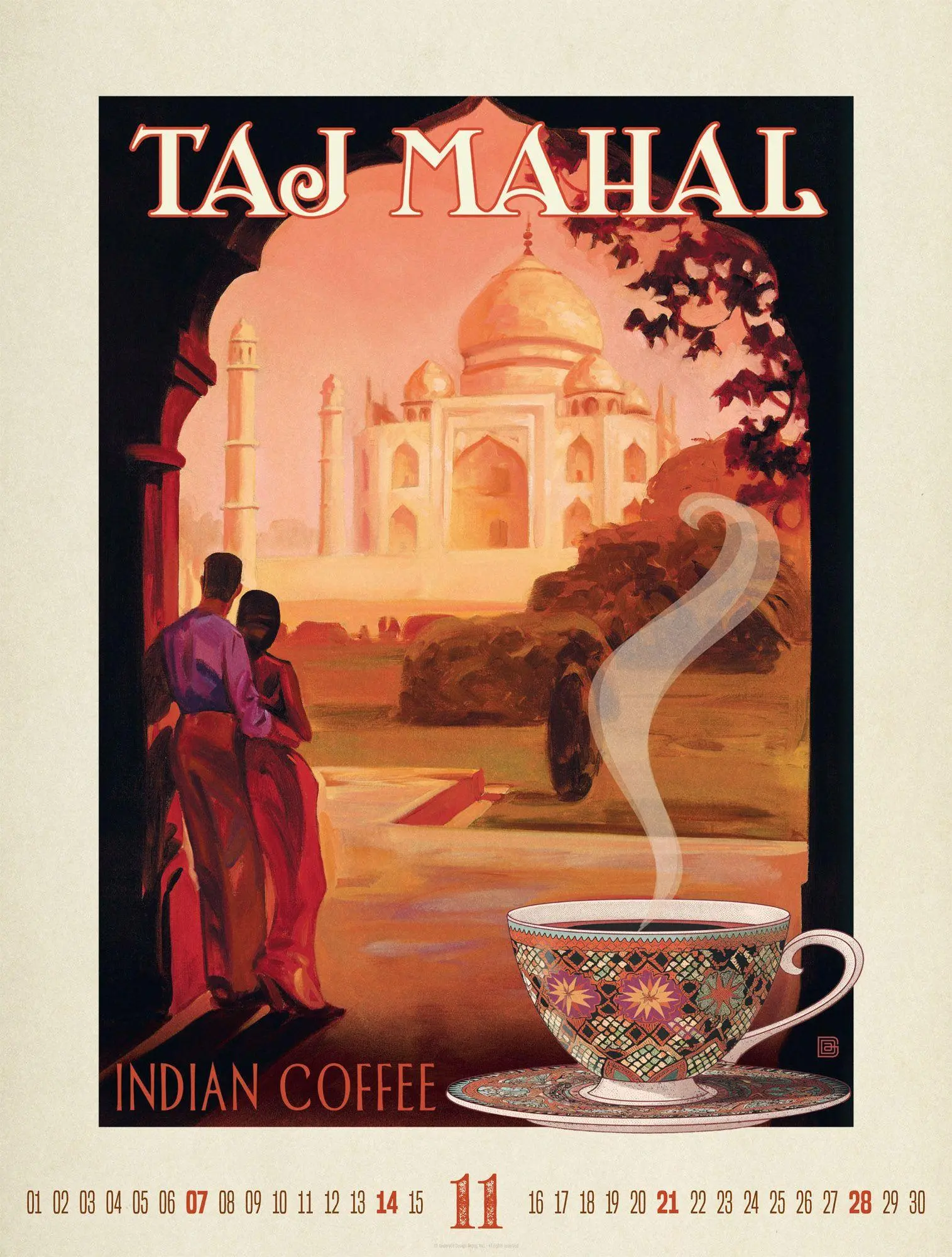 Bild: 9783838427706 | Coffee Time Kaffee-Plakate-Kalender 2027 | Ackermann Kunstverlag GmbH