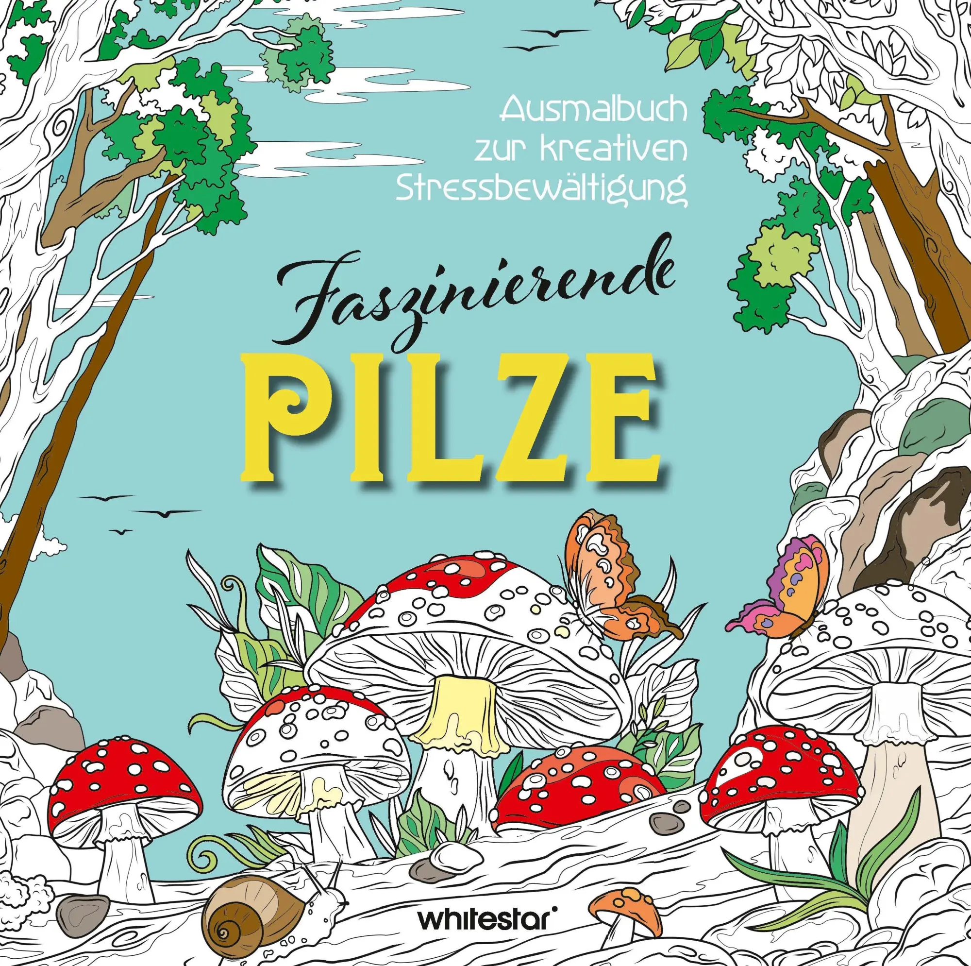 Cover: 9788863127706 | Faszinierende Pilze | Ausmalbuch zur kreativen Stressbewaltigung