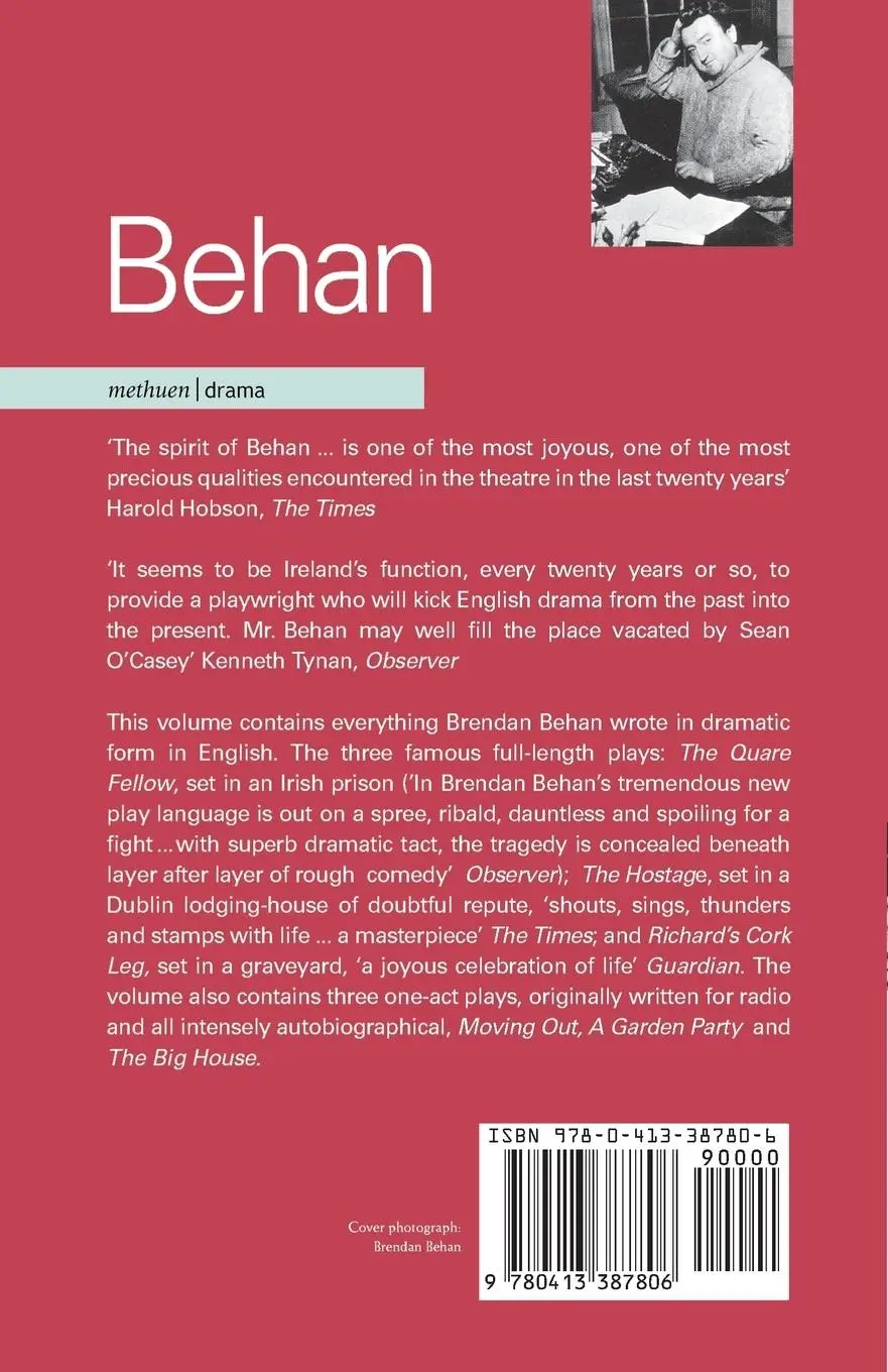 Rückseite: 9780413387806 | Behan Complete Plays | Brendan Behan | Taschenbuch | Englisch | 1978
