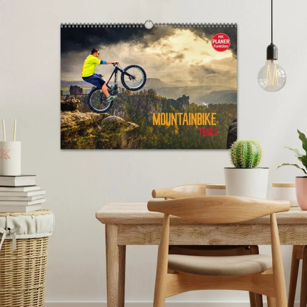 Bild: 9783435487806 | Mountainbike Trails (Wandkalender 2025 DIN A3 quer), CALVENDO...