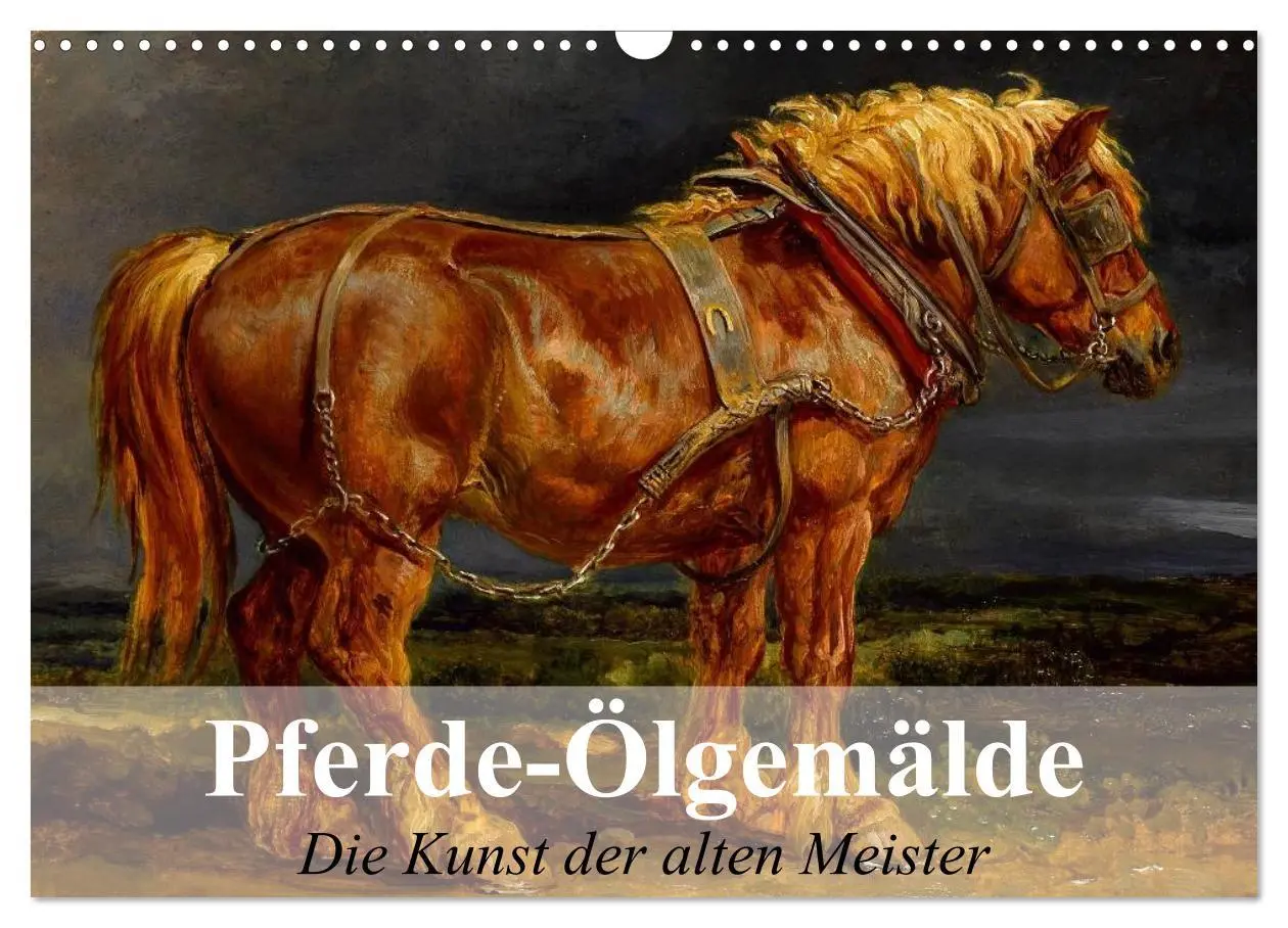 Cover: 9783516117806 | Pferde-Ölgemälde - Die Kunst der alten Meister (Wandkalender 2026...