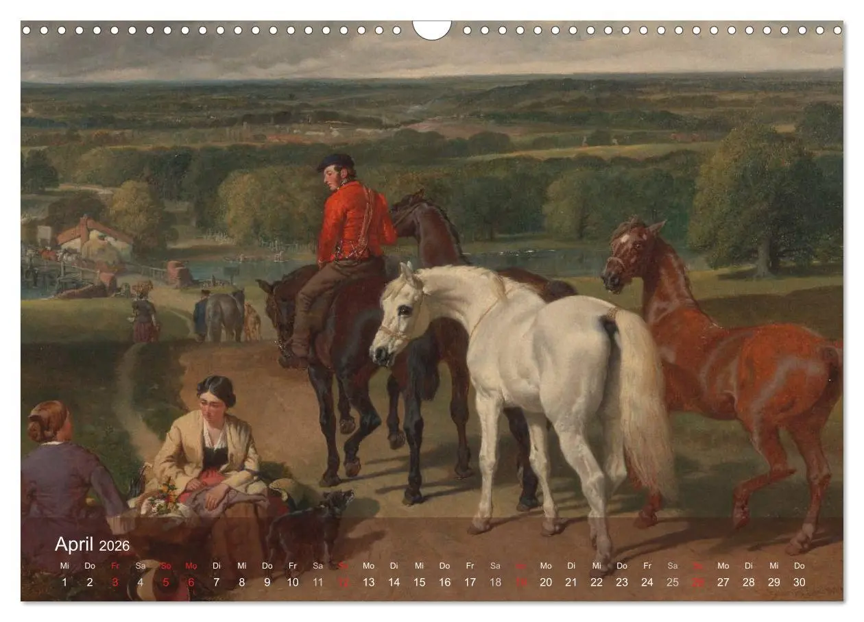 Bild: 9783516117806 | Pferde-Ölgemälde - Die Kunst der alten Meister (Wandkalender 2026...