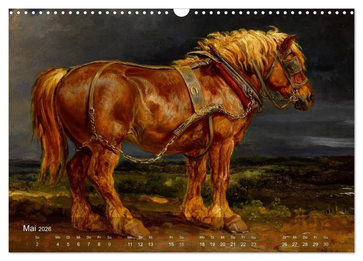 Bild: 9783516117806 | Pferde-Ölgemälde - Die Kunst der alten Meister (Wandkalender 2026...