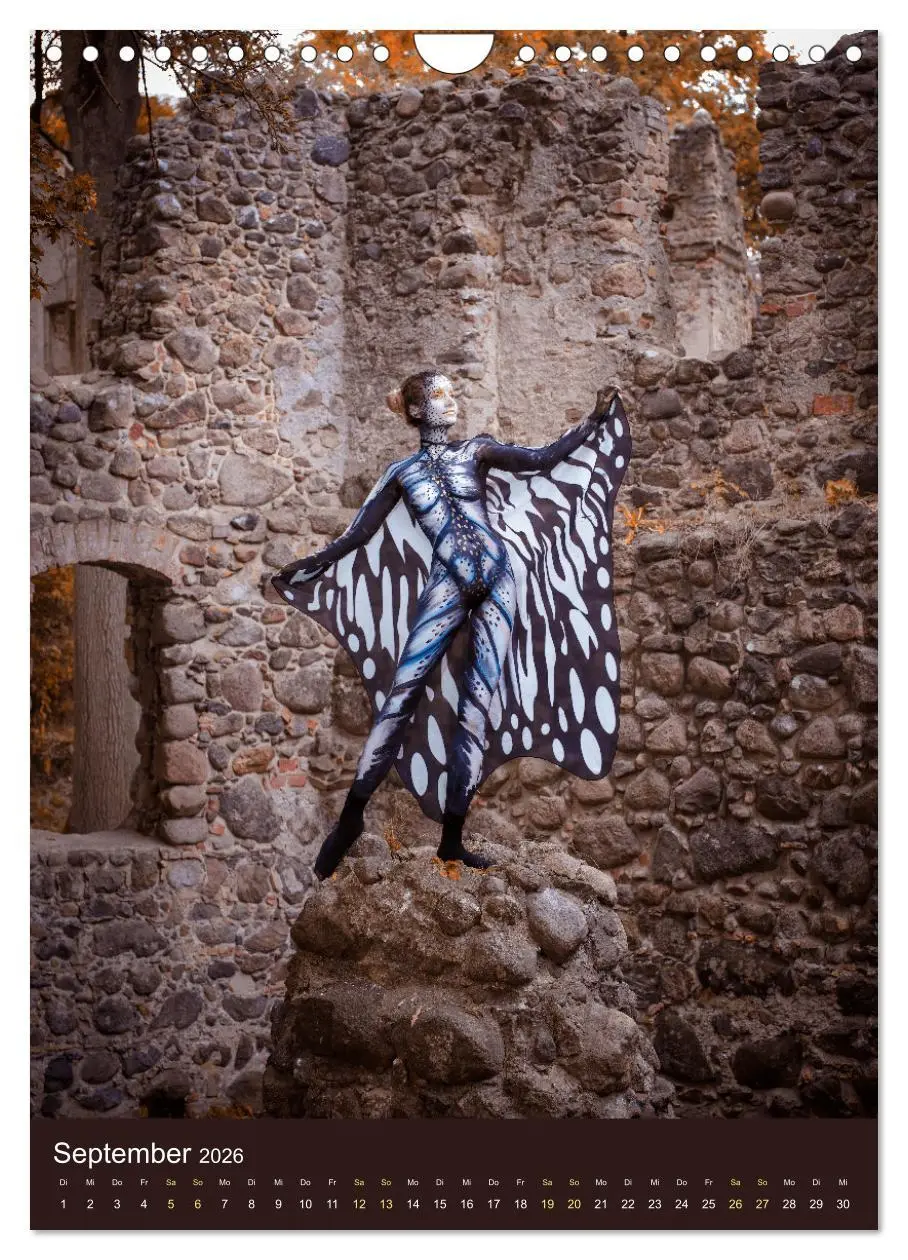 Bild: 9783516357806 | Bodypainting Adventures - Farbe auf nackter Haut (Wandkalender 2026...