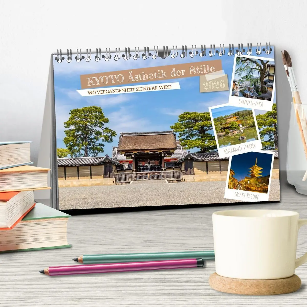 Bild: 9783516667806 | Kyoto - Ästhetik der Stille (Tischkalender 2026 DIN A5 quer),...
