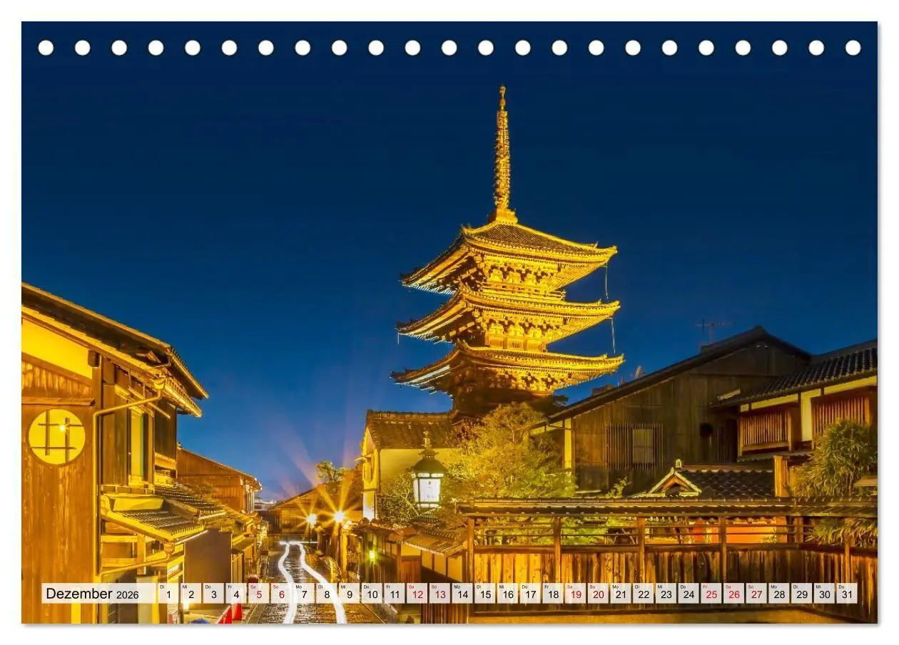 Bild: 9783516667806 | Kyoto - Ästhetik der Stille (Tischkalender 2026 DIN A5 quer),...