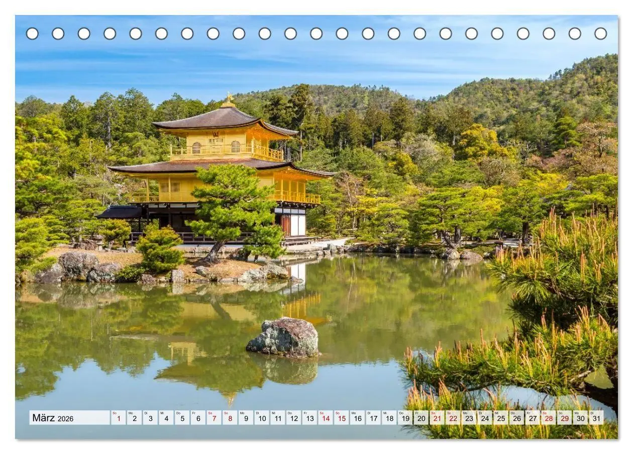 Bild: 9783516667806 | Kyoto - Ästhetik der Stille (Tischkalender 2026 DIN A5 quer),...