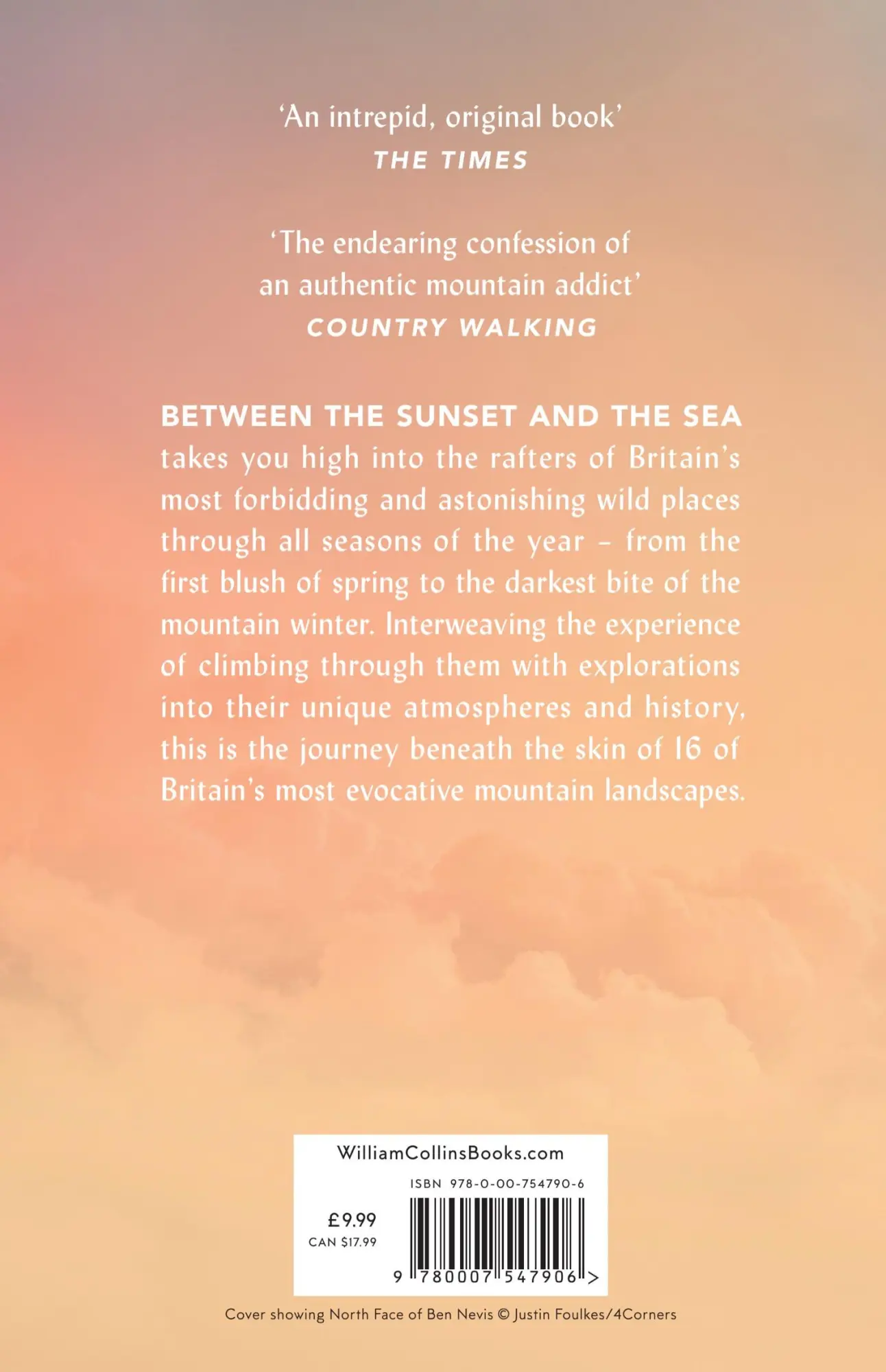 Rückseite: 9780007547906 | Between the Sunset and the Sea | A View of 16 British Mountains | Buch