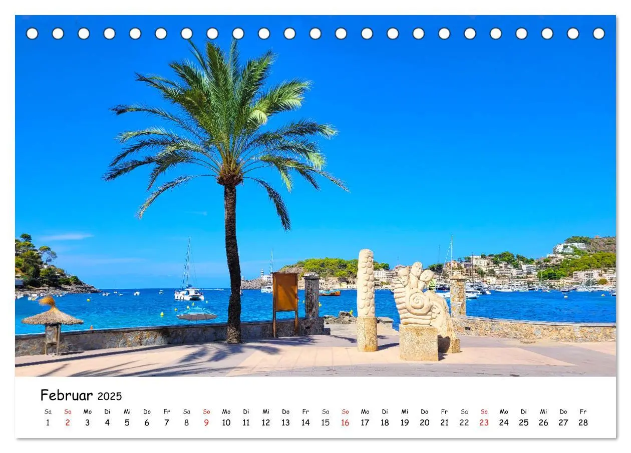 Bild: 9783383907906 | Port de Sóller - Mallorca (Tischkalender 2025 DIN A5 quer),...