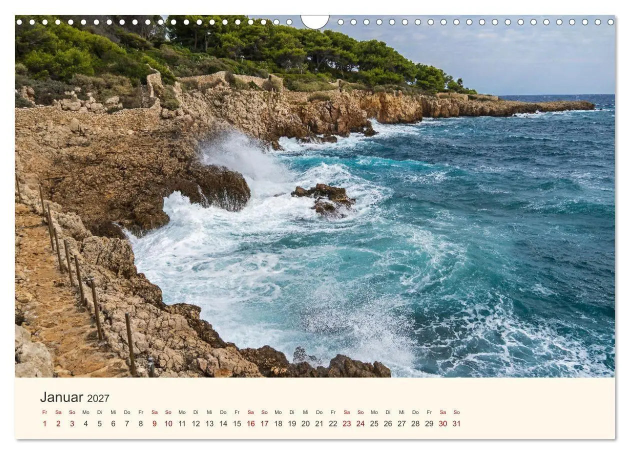 Bild: 9783569507906 | Wunderschöne Côte d'Azur (Wandkalender 2027 DIN A3 quer), CALVENDO...