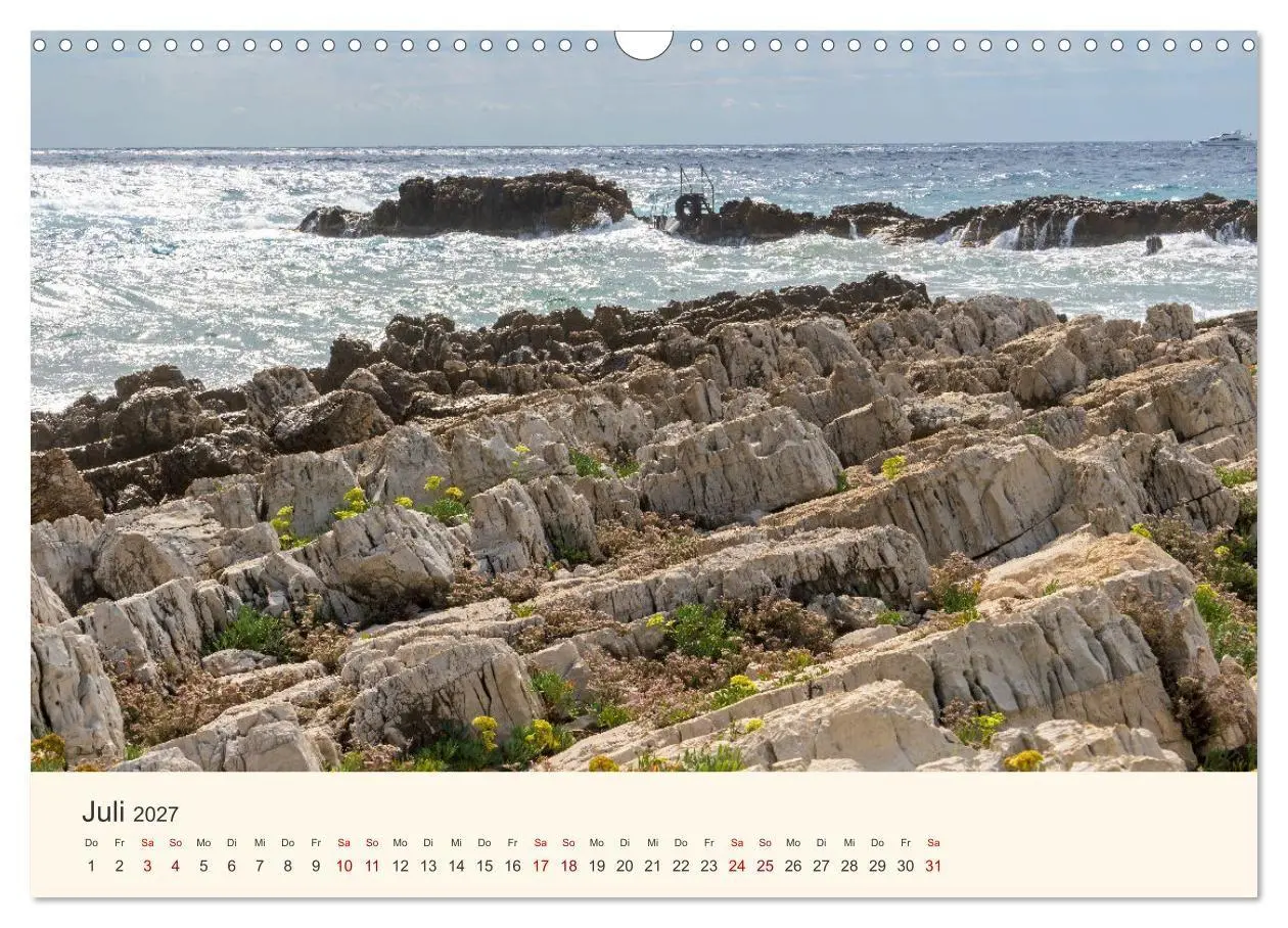 Bild: 9783569507906 | Wunderschöne Côte d'Azur (Wandkalender 2027 DIN A3 quer), CALVENDO...