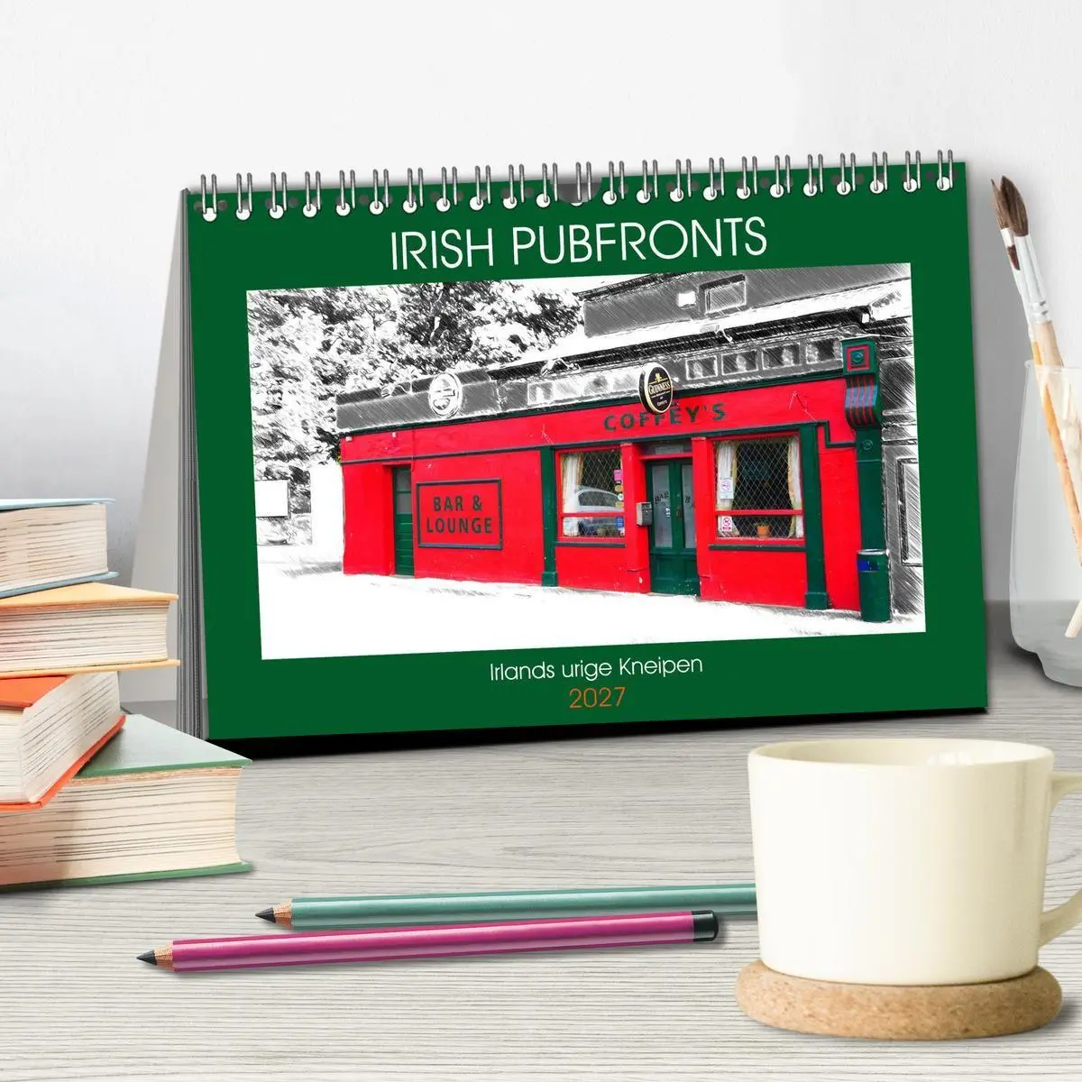 Bild: 9783569677906 | Irish Pubfronts - Irlands urige Kneipen (Tischkalender 2027 DIN A5...