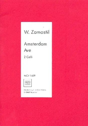 Cover: 9990000307906 | Amsterdam Ave für 2 Violoncelli 2 Spielpartituren | Wolfgang Zamastil
