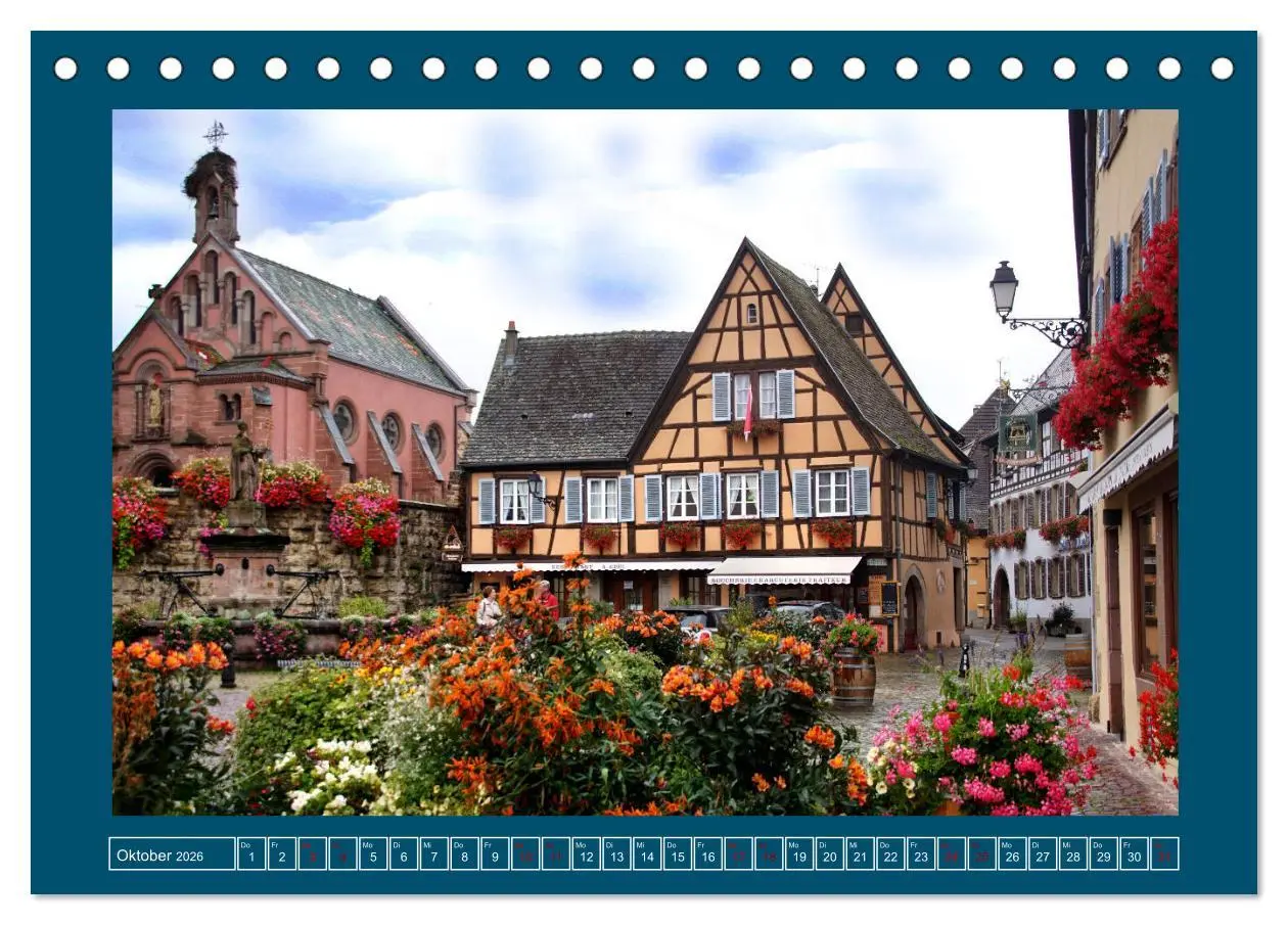Bild: 9783457458006 | Faszinierendes Elsass (Tischkalender 2026 DIN A5 quer), CALVENDO...