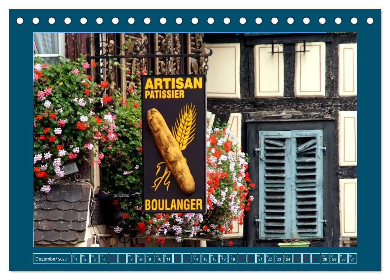 Bild: 9783457458006 | Faszinierendes Elsass (Tischkalender 2026 DIN A5 quer), CALVENDO...