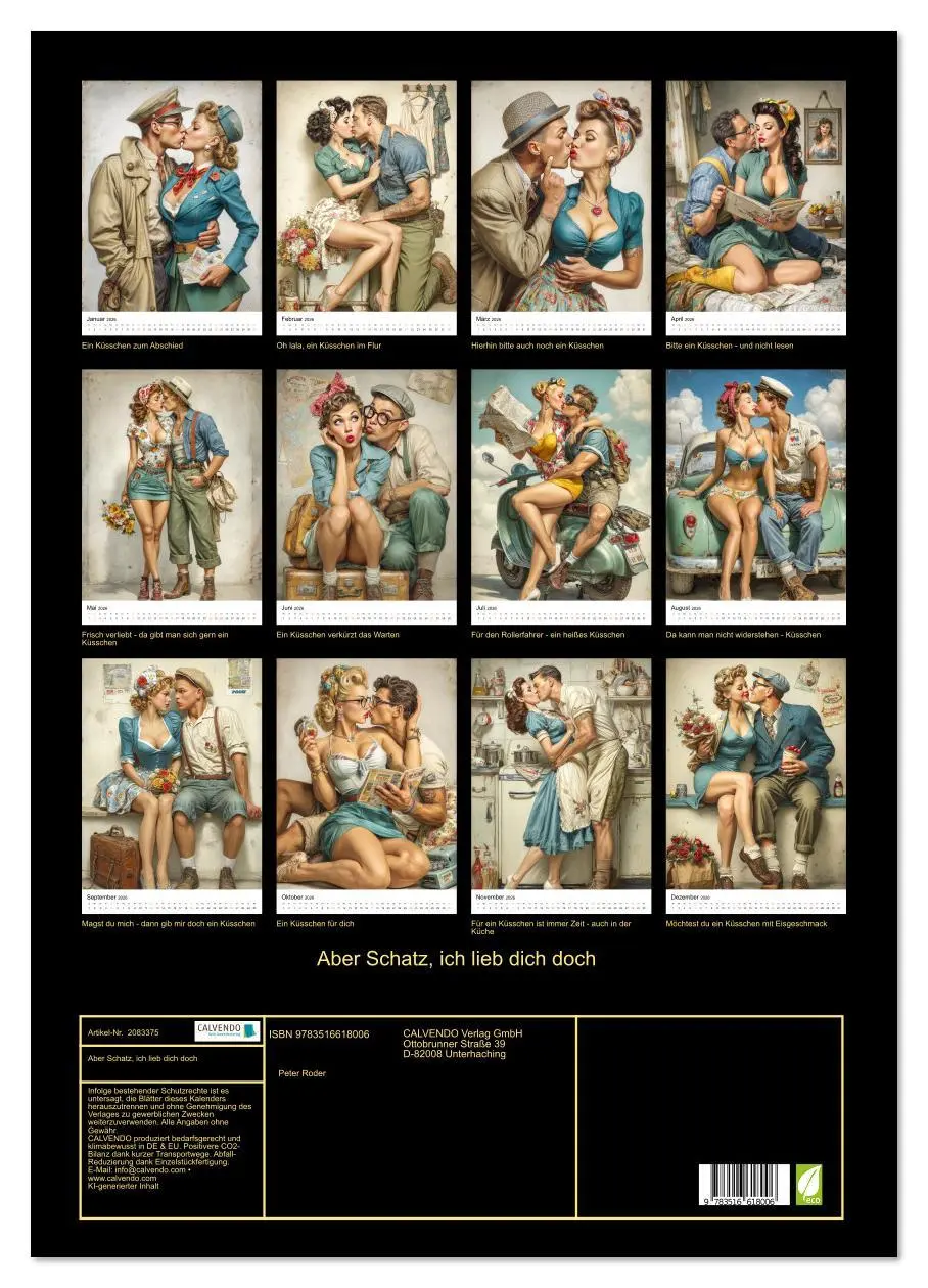 Bild: 9783516618006 | Aber Schatz, ich lieb dich doch (Wandkalender 2026 DIN A2 hoch),...