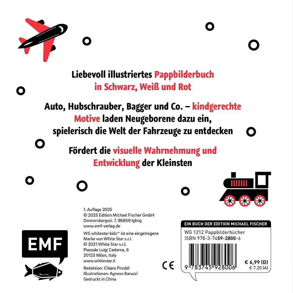Rückseite: 9783745928006 | Mein allererstes Kontraste-Buch: Fahrzeuge - für Babys von 0-12...