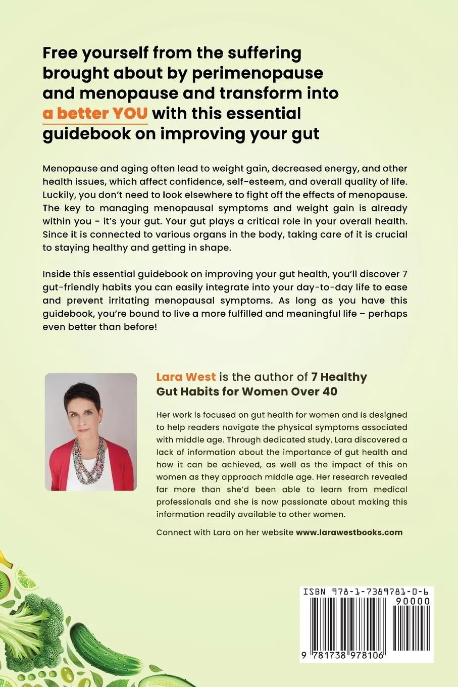 Rückseite: 9781738978106 | 7 Healthy Gut Habits For Women Over 40 | Lara West | Taschenbuch