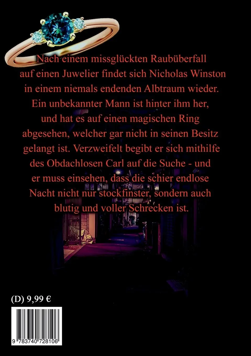 Rückseite: 9783740728106 | Die Nacht der Schrecken | Niklas Quast | Taschenbuch | 188 S. | 2023
