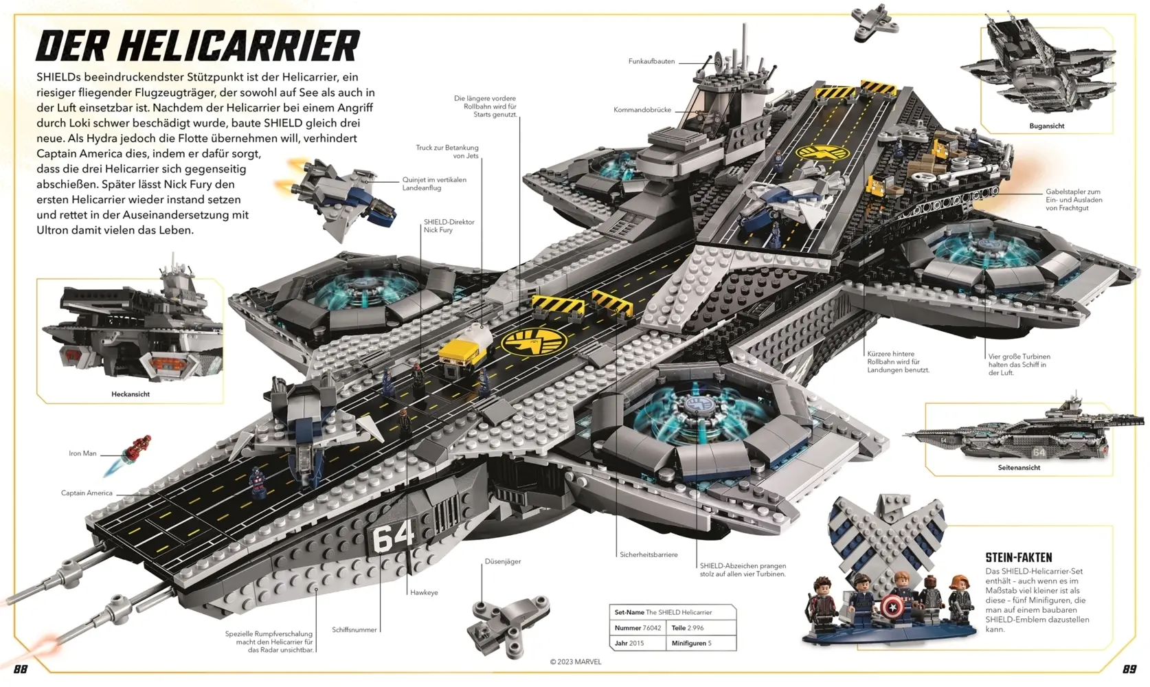 Bild: 9783831048106 | LEGO® Marvel Das große Superhelden Lexikon | Simon Hugo (u. a.) | Buch