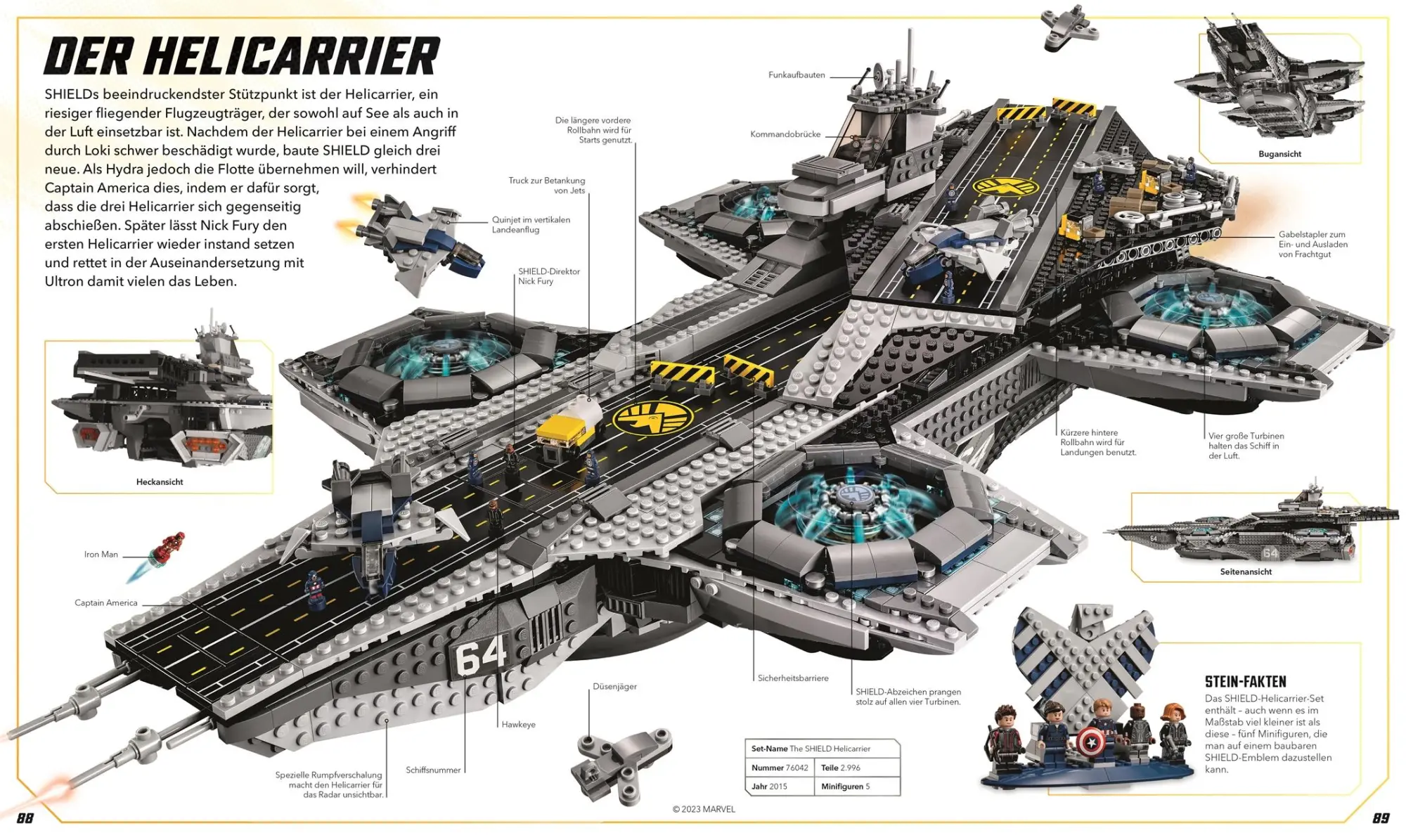 Bild: 9783831048106 | LEGO® Marvel Das große Superhelden Lexikon | Simon Hugo (u. a.) | Buch