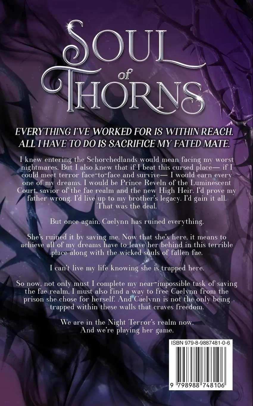 Rückseite: 9798988748106 | Soul of Thorns | Stacey Trombley | Taschenbuch | Englisch | 2020