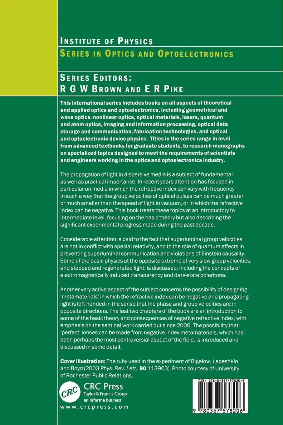 Rückseite: 9780367578206 | Fast Light, Slow Light and Left-Handed Light | P. W. Milonni | Buch