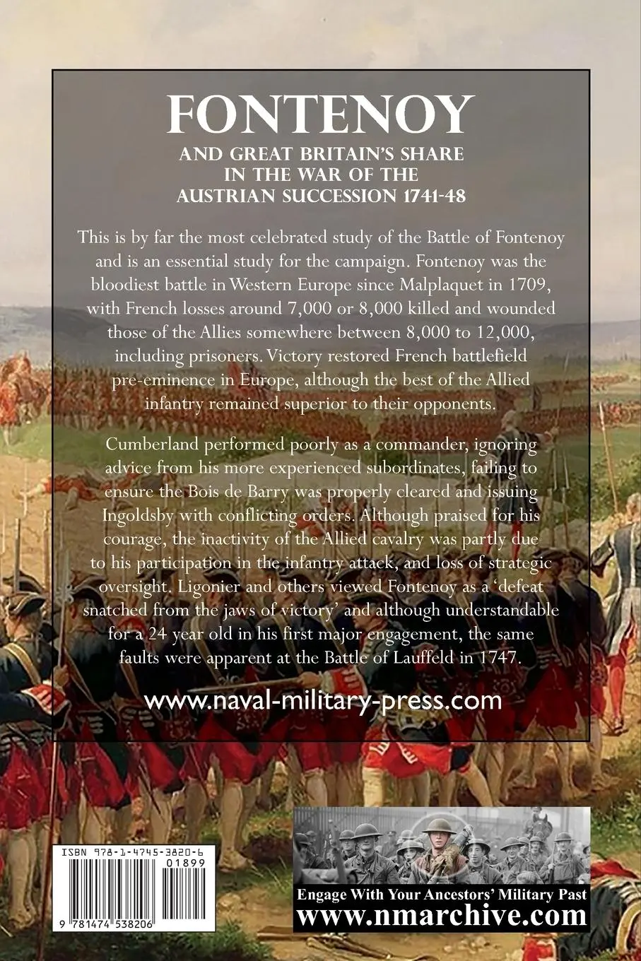 Rückseite: 9781474538206 | FONTENOY AND GREAT BRITAIN'S SHARE IN THE WAR OF THE AUSTRIAN...