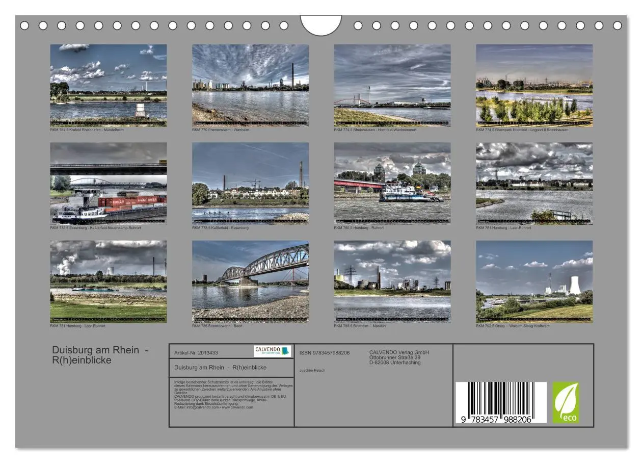 Bild: 9783457988206 | Duisburg am Rhein - R(h)einblicke (Wandkalender 2026 DIN A4 quer),...