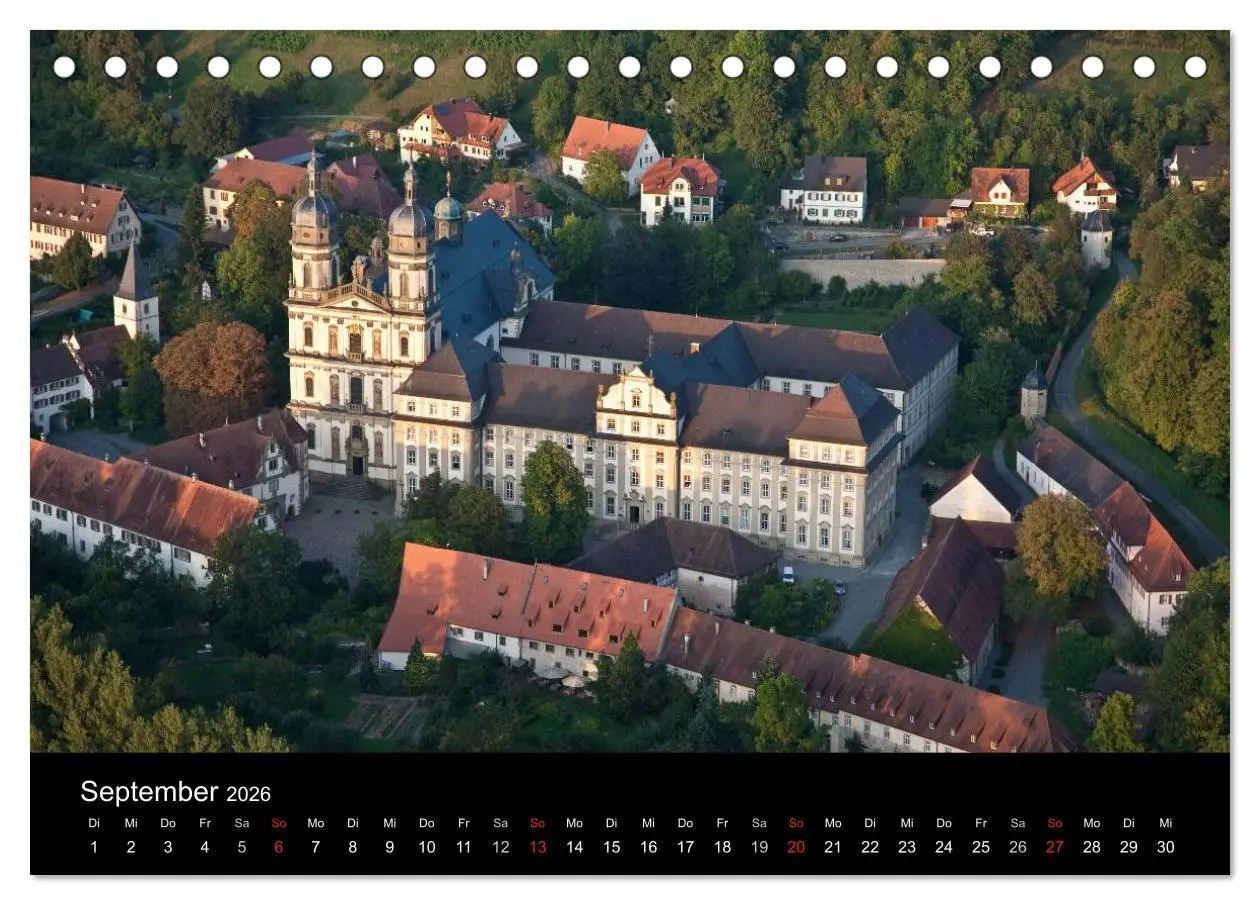 Bild: 9783516078206 | Hohenlohe von oben (Tischkalender 2026 DIN A5 quer), CALVENDO...