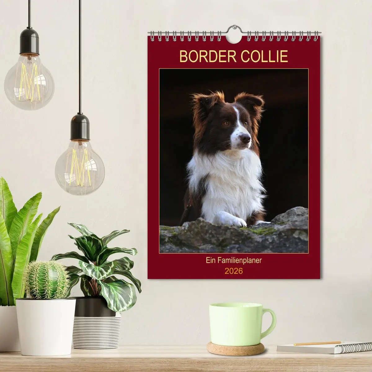 Bild: 9783516388206 | Border Collie - Ein Familienplaner (Wandkalender 2026 DIN A4 hoch),...