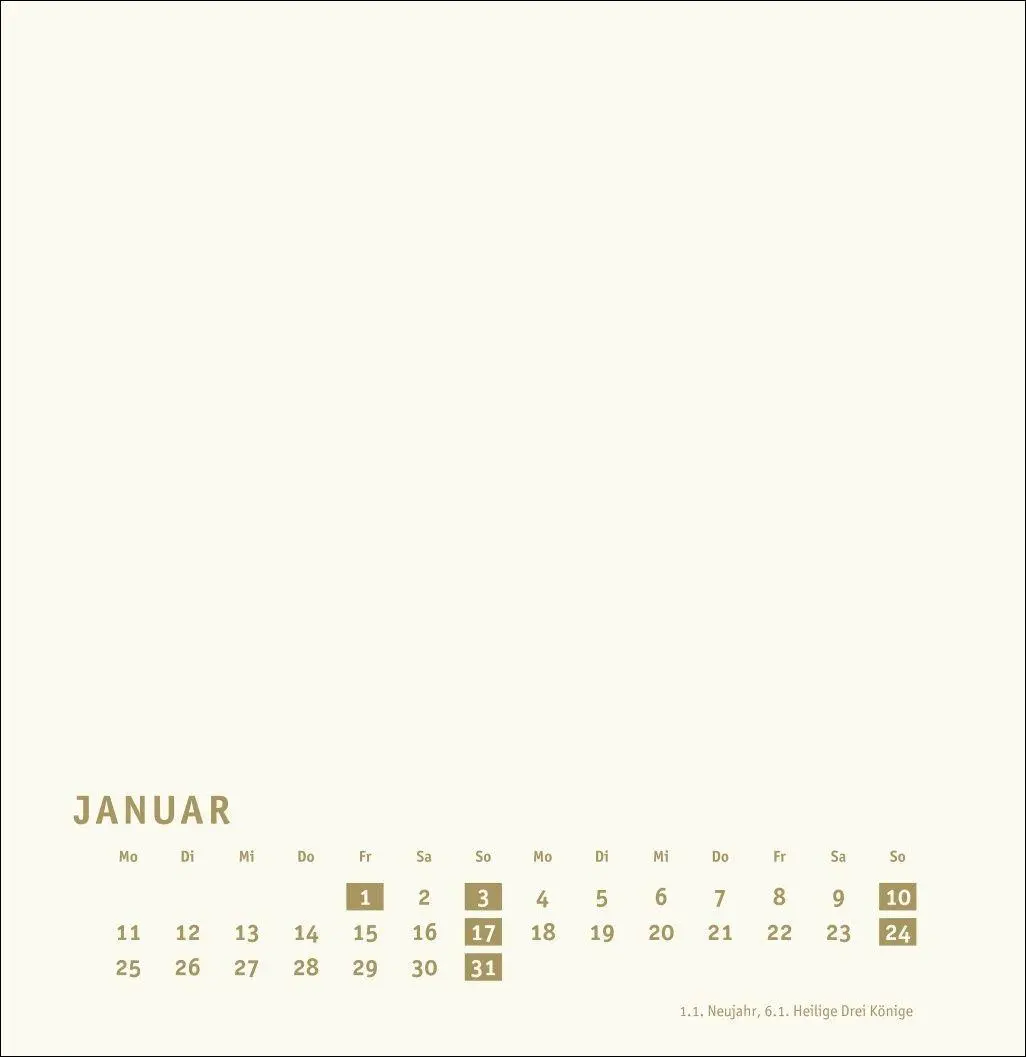 Bild: 9783756418206 | Premium-Bastelkalender gold groß 2027 | Heye | Kalender | 14 S. | 2027