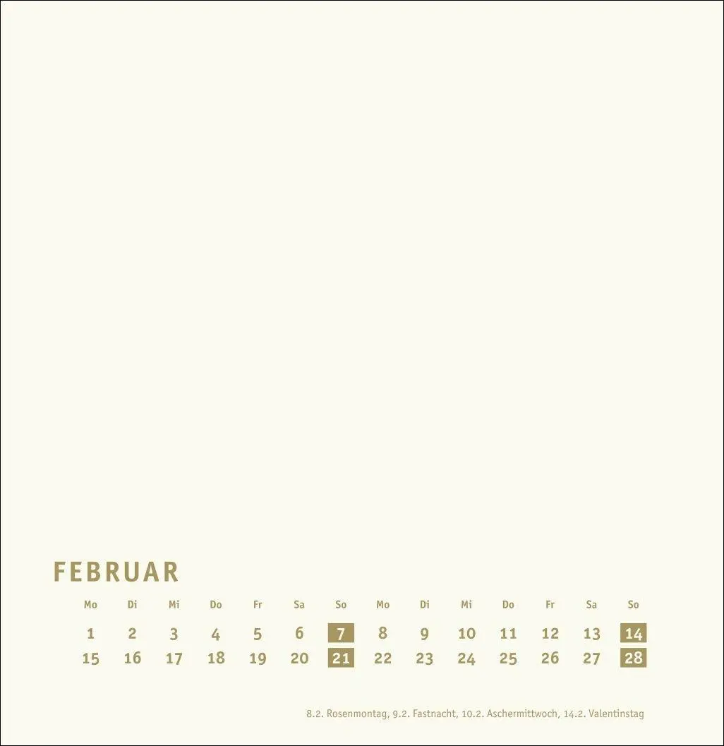 Bild: 9783756418206 | Premium-Bastelkalender gold groß 2027 | Heye | Kalender | 14 S. | 2027