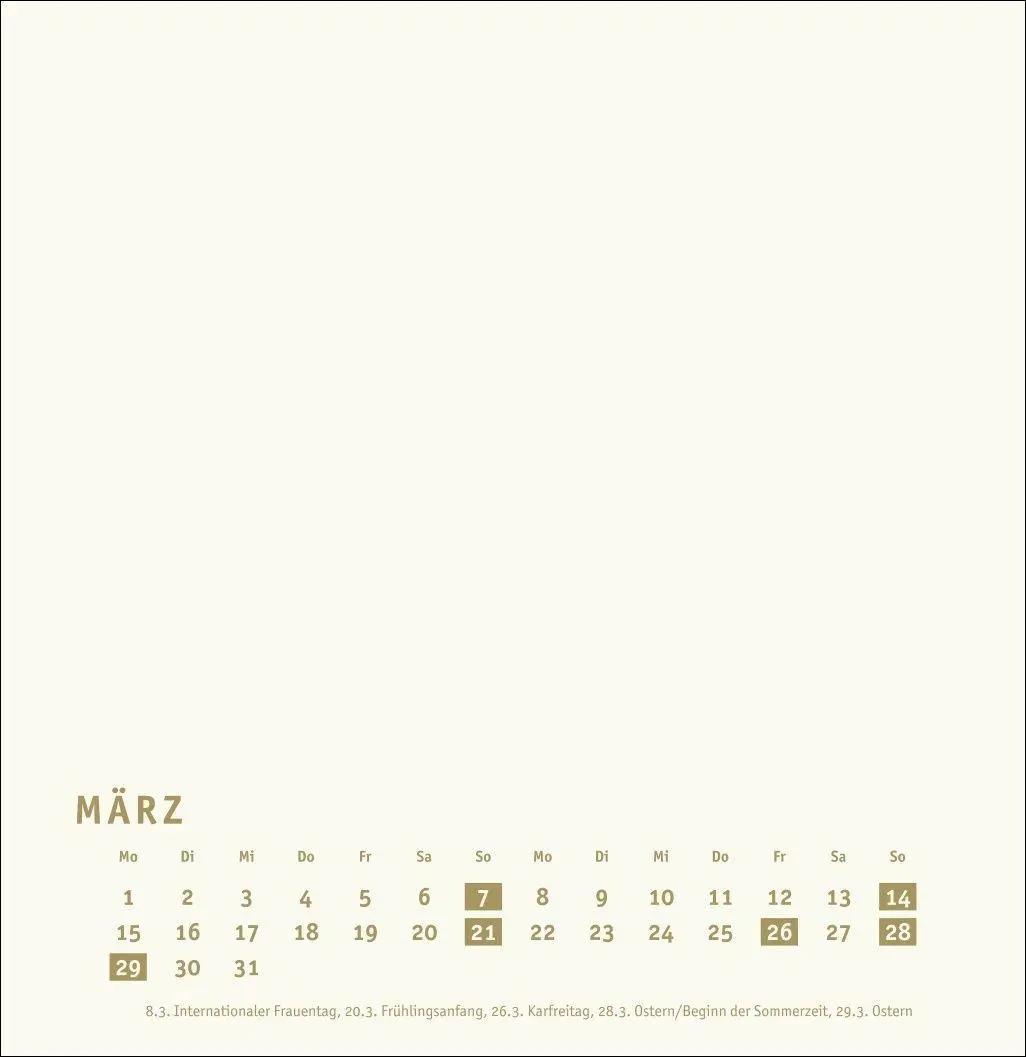 Bild: 9783756418206 | Premium-Bastelkalender gold groß 2027 | Heye | Kalender | 14 S. | 2027