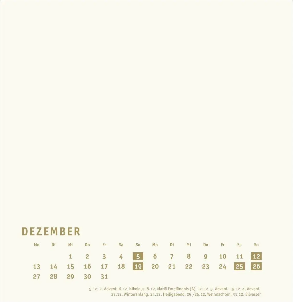 Bild: 9783756418206 | Premium-Bastelkalender gold groß 2027 | Heye | Kalender | 14 S. | 2027