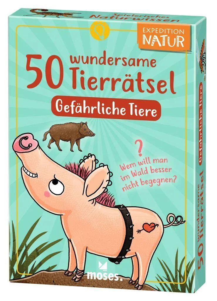 Cover: 4033477098306 | 50 wundersame Tierrätsel - Gefährliche Tiere | Inga Marie Ramcke